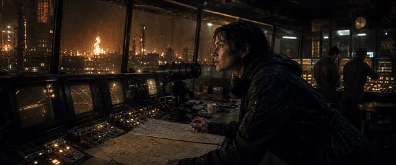 Production still 2 from Proxy Sky (Original Motion Picture Score)