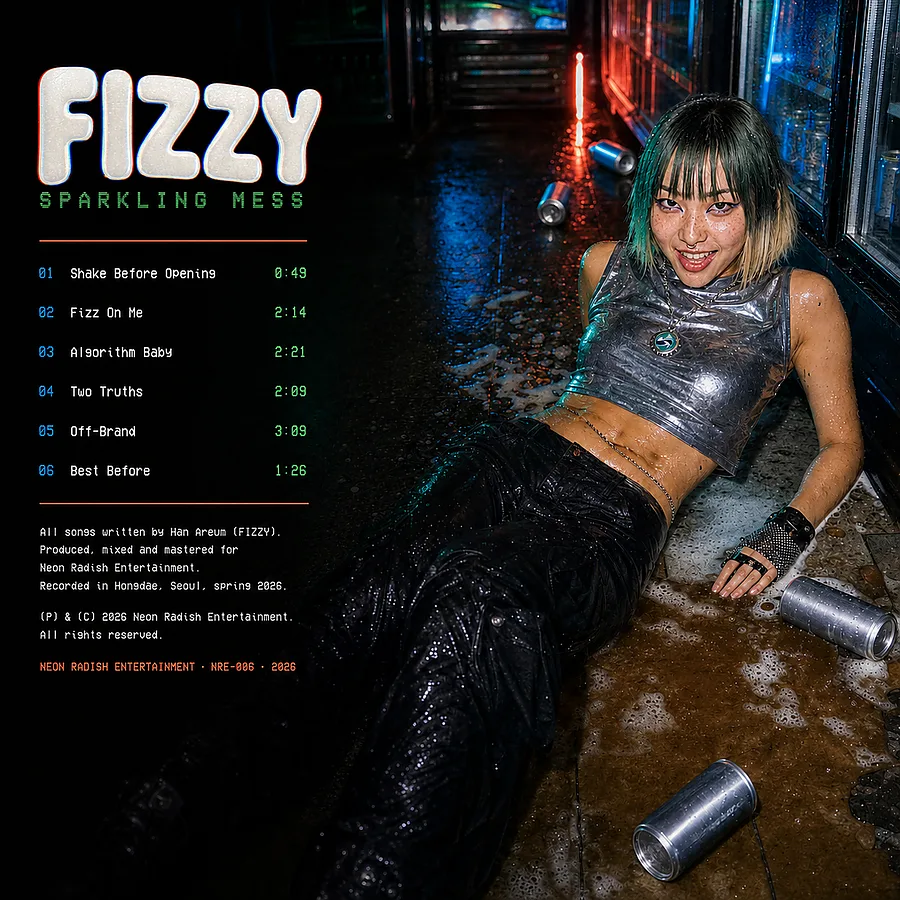 Rear sleeve of Sparkling Mess